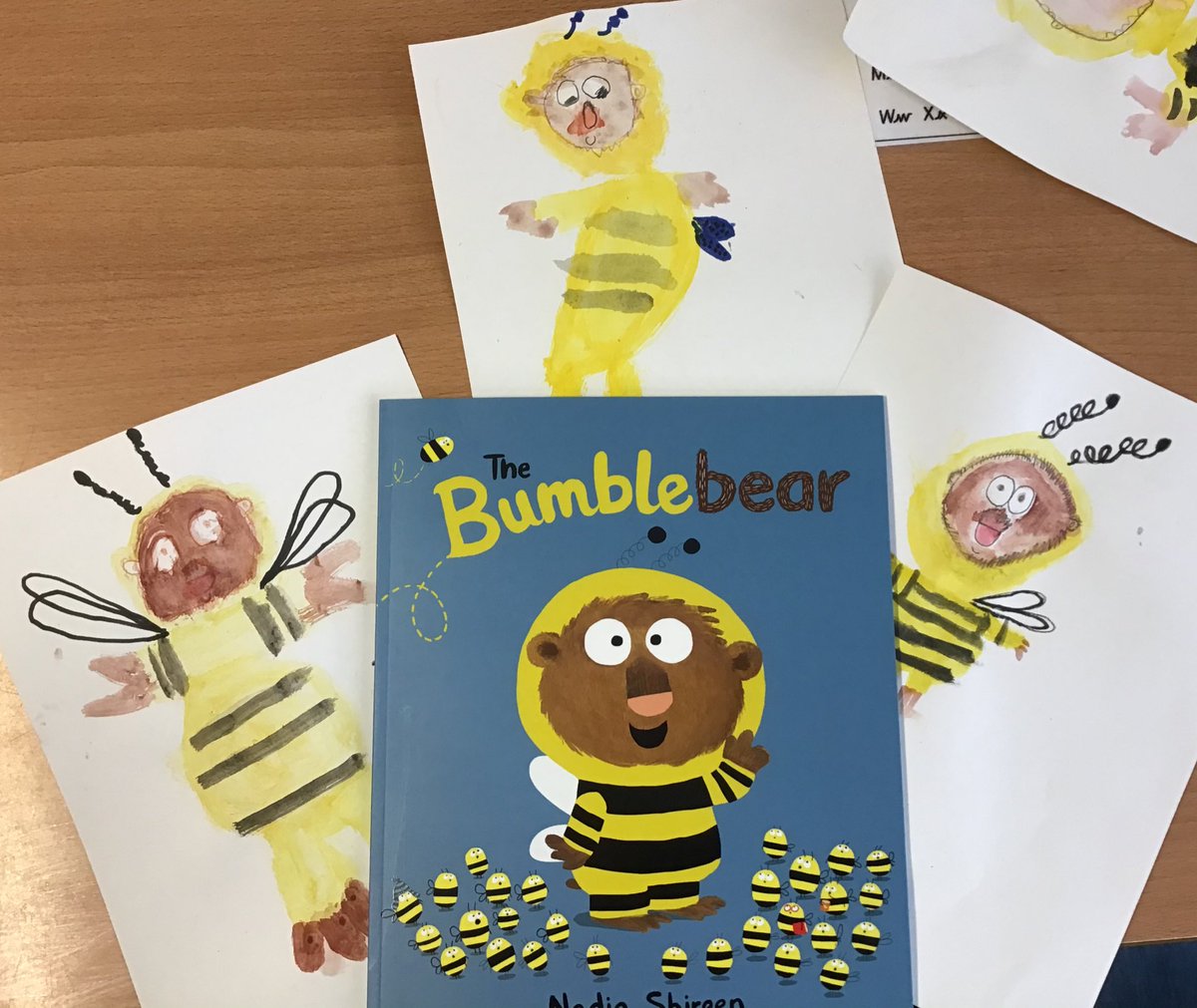 MrsCooperEdu's tweet photo. 1G @Grazebrook_Pri loved our @nadiashireen draw along. Look at our incredible Bumblebears! https://t.co/WvmNRyldzP