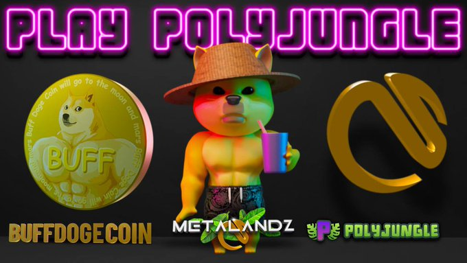 williamalex_00's tweet photo. Check on @buffdogecoin :We are happy to announce our first collab #Metalandz with #BuffDogeCoin : #P2EGame
Choose #BuffDogeCoin as your character 💪🐶 and let's fight the zombies, on: https://t.co/lKphTqpEmN
#buffdogecoinarmy #PolyJungle #cryptocurrencies #BSC #BSCGem #memecoin https://t.co/t34DVGSSne