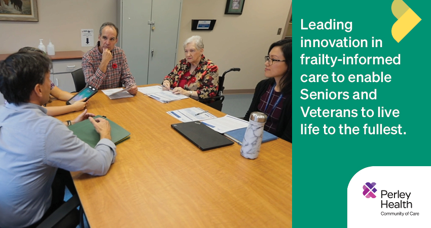 PerleyHealth's tweet photo. The @CanGerisoc Journal has published our original research! The @PerleyHealth Centre of Excellence’s SeeMe program has been credited as an effective way to educate nurses and physicians in #LTC about frailty. See our program results here https://t.co/X6wWhycWyV #SeeMe #CoE https://t.co/jtXsblz7uS