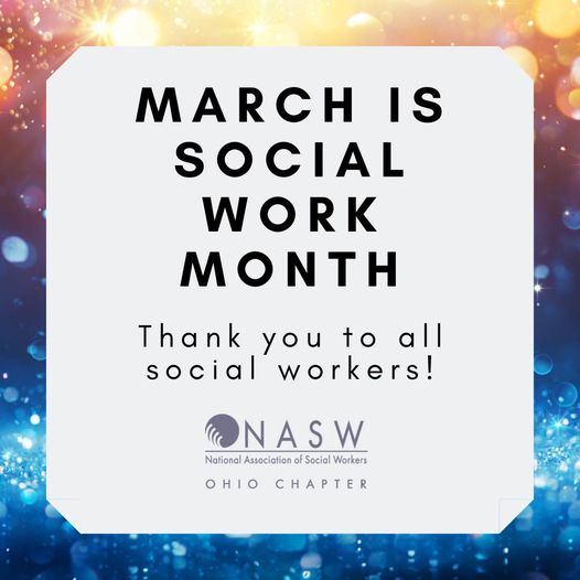 Happy Social Work Month! Thank you to all the Social Workers out there saving lives!