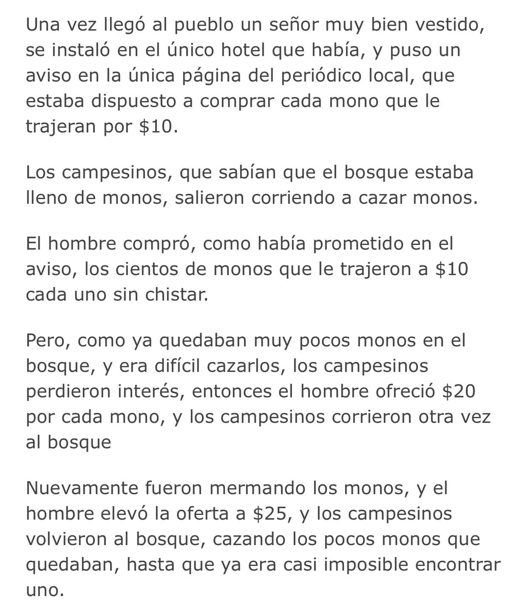 MarceAndreotti's tweet photo. Sin desperdicio. 
Este corto y antiguo cuento ilustra una gran estafa bien diseñada, salvando las distancias, muy similar a varias que actualmente están vigentes. 

Nadie se preguntó cual era realmente el negocio del señor "bien vestido".

@BetoMendeleiev_ 
@LEYANTISECTAS https://t.co/W47YCLjwEc