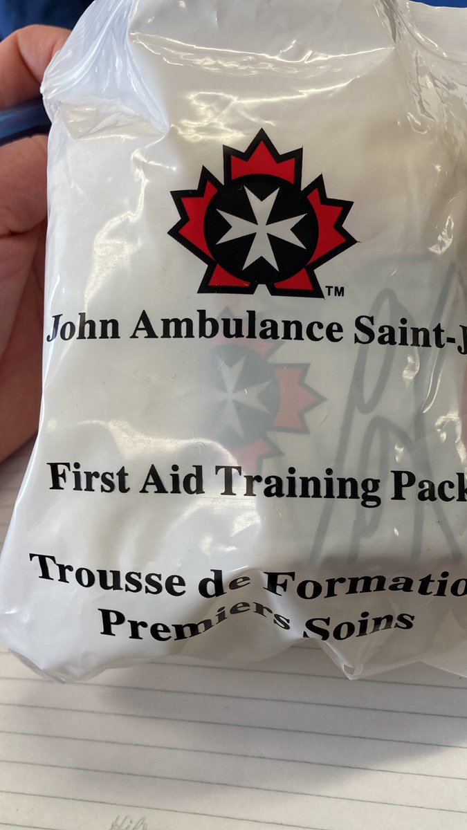 First Aid training today. Stay safe out there!@PsCherrytree