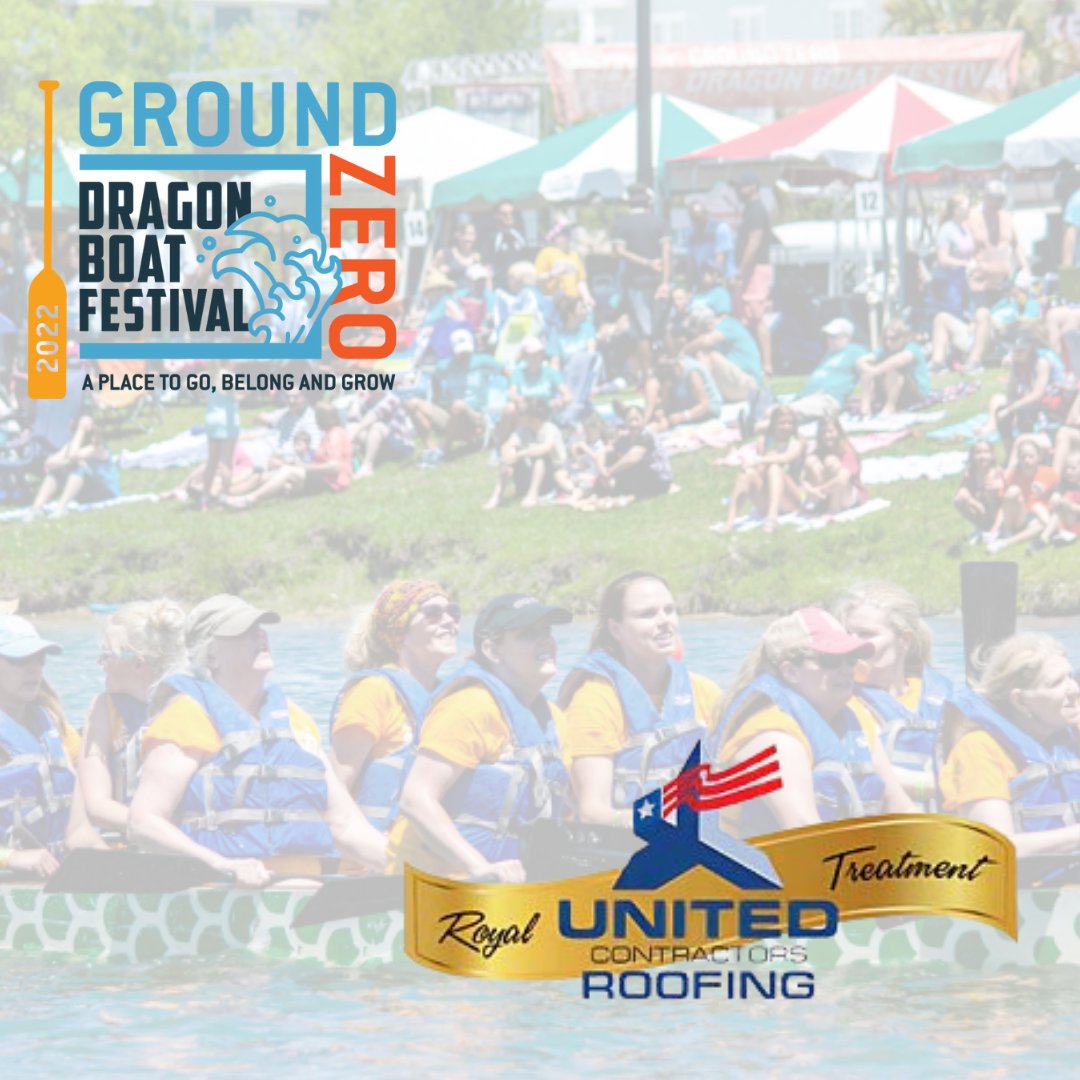 GroundZeroMB's tweet photo. Thank you United Contractors Roofing for being our 2022 Dragon Boat Stage Sponsor! We love partnering with you to give teenagers a place to go, belong and grow! #myrtlebeach #community #giveback #dragonboat2022 https://t.co/wVZ8VosCZg