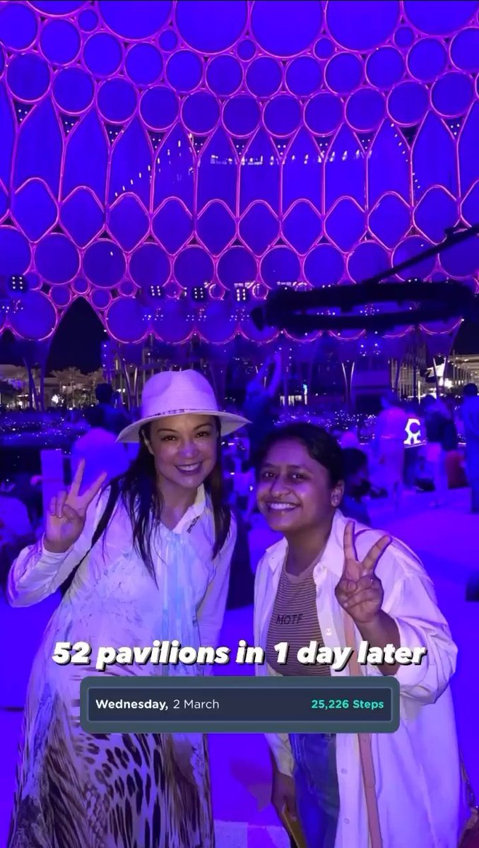 mnwupdates's tweet photo. 030322 Instagram Reel thebayezeeds: 180+ done and 36 more to go.
With @MingNa
#dubaiblog #dubaiblogger #dubaiblogs #expo2020dubai https://t.co/lXtdw9jwoa