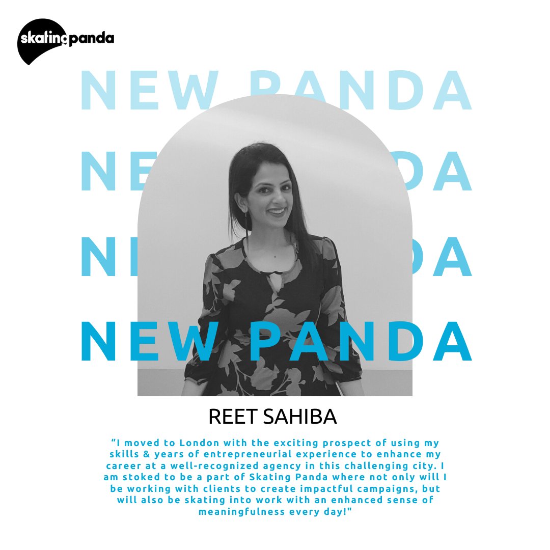 SkatingPanda's tweet photo. We welcome another new panda this week! Please welcome Reet Shahiba, our new account manager, she knows her stuff when it comes to PR and we can't wait to see her make an impact
#NewPanda #consultancy #agency #communications #strategy #content #pr https://t.co/I0jiFMgsSr