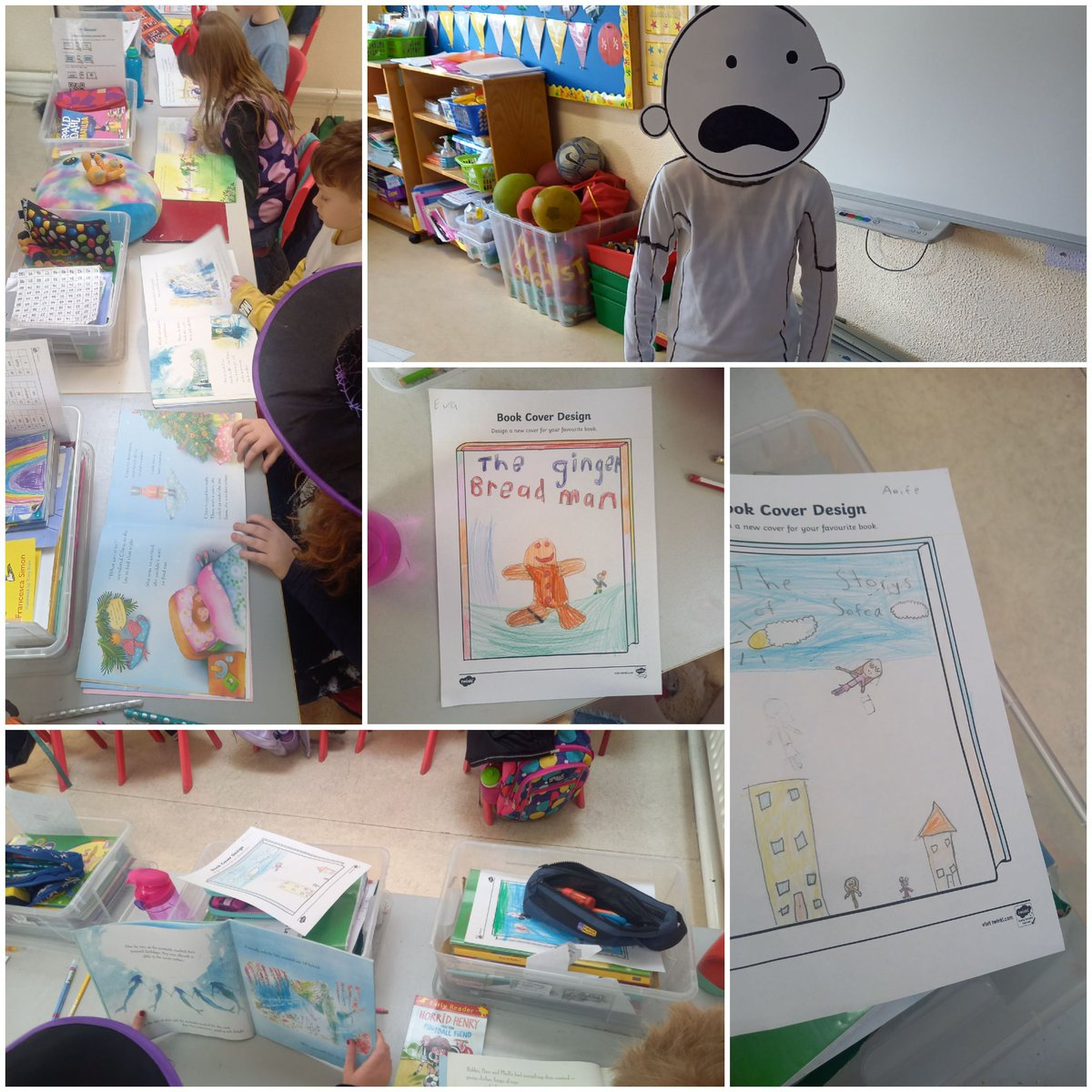 World Book Day 📚 in first class <a href="/kinvarans/">Kinvara NS</a>