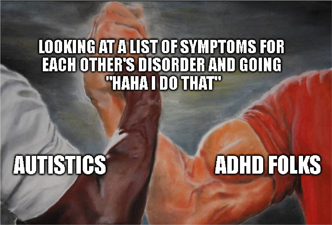 TheAspieWorld's tweet photo. Haha RT THIS! 👇🏼👇🏼 #autism #autismmeme #adhd https://t.co/mRUkkGx6p9