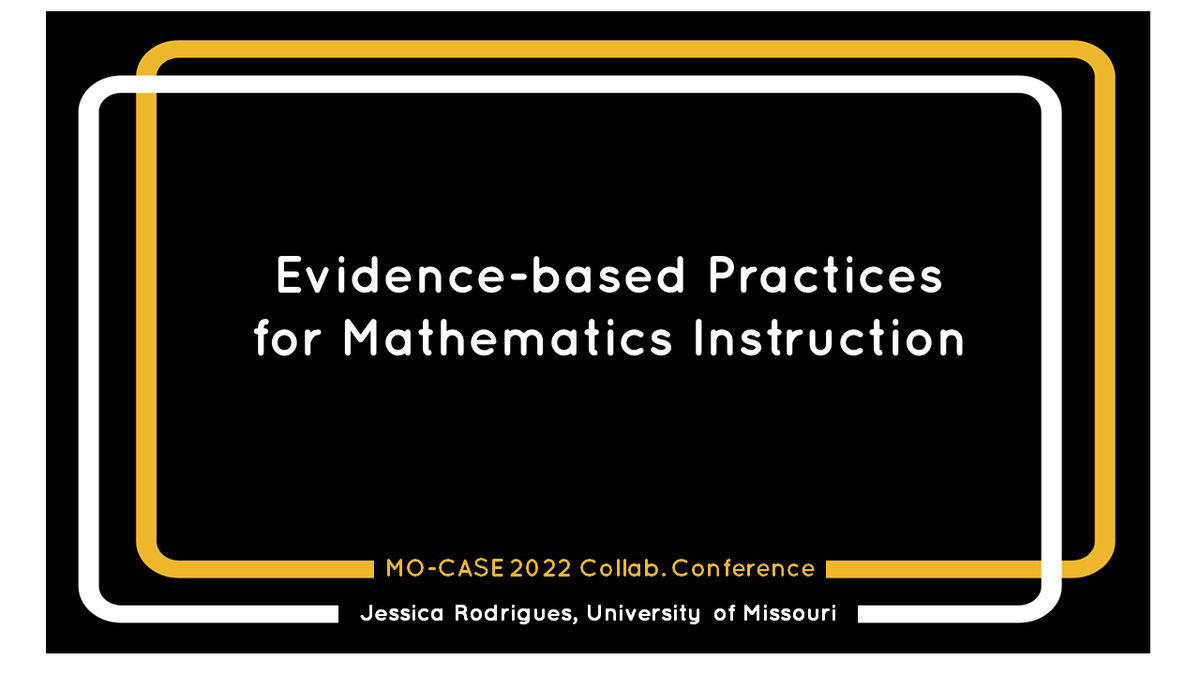 Presenting this morning at the MO-CASE Law &amp; 6th Annual Collab Conference! Let's talk math! #2022CollabMO <a href="/SpedMizzou/">Mizzou Sped</a> <a href="/MizzouEducation/">Mizzou Education & Human Development</a>