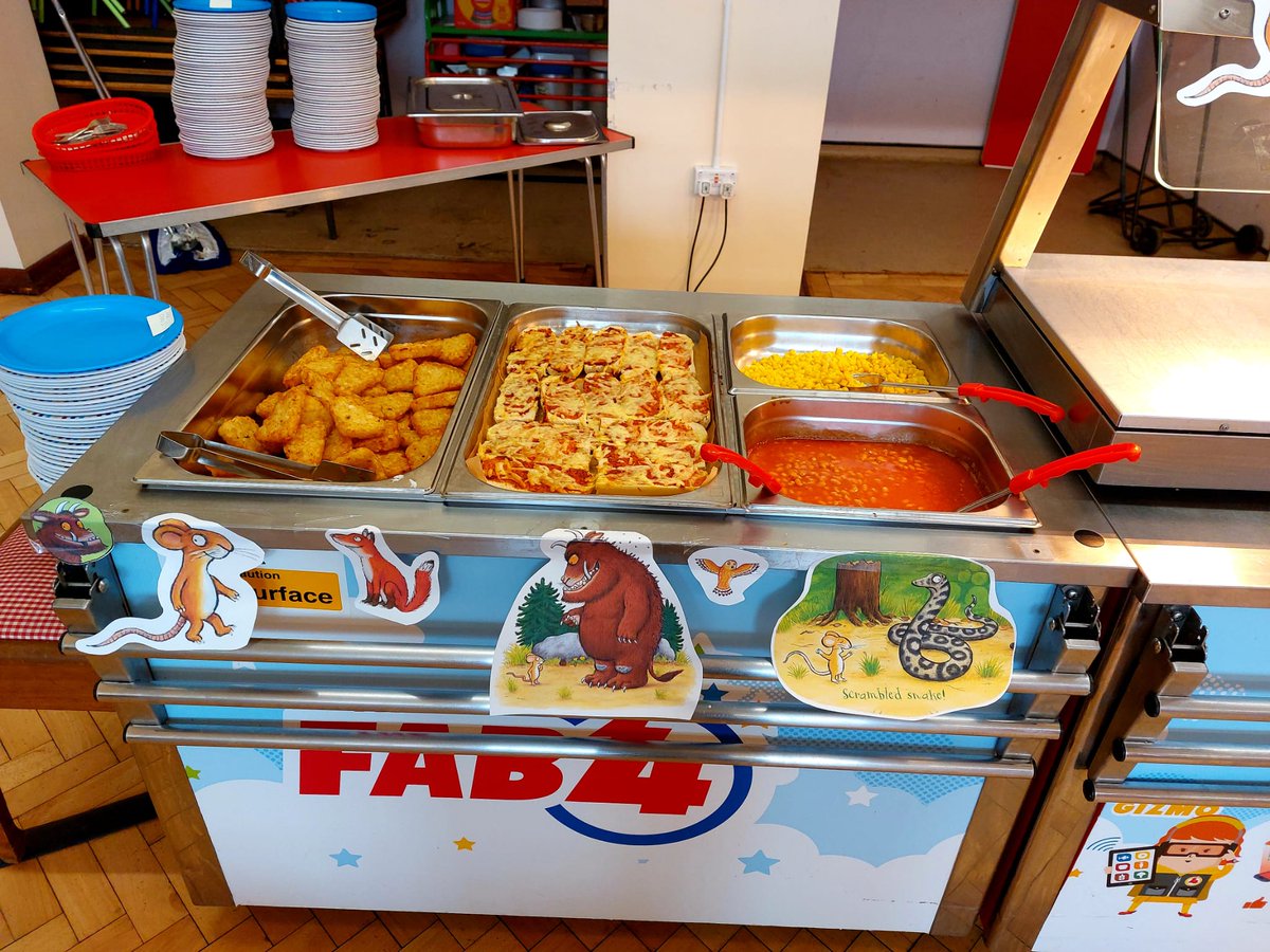 infantskitchen's tweet photo. World Book day 2022. The food smelt amazing and the kids loved the Gruffalo theme! "Oh no... oh help! It's a GRUFFALO " https://t.co/pNQFFaTB4D