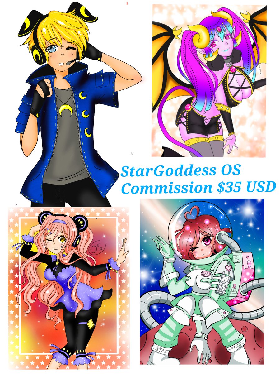 StarGoddessOS's tweet photo. ⭐💛Commision $35 USD each💛⭐ https://t.co/ZBb3rny9J2