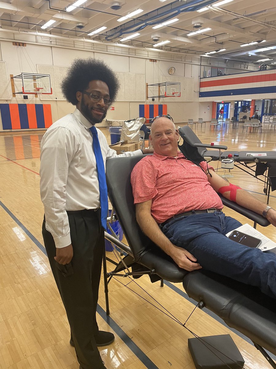 LangstonU's tweet photo. We want to personally thank, Mike Clark from @ONEOK for always being in attendance at each blood drive & all his support of Dear Langston. This man is a champion for our community! #LUPartners #LUCommunity #JoinThePride https://t.co/zeDbq0sbel