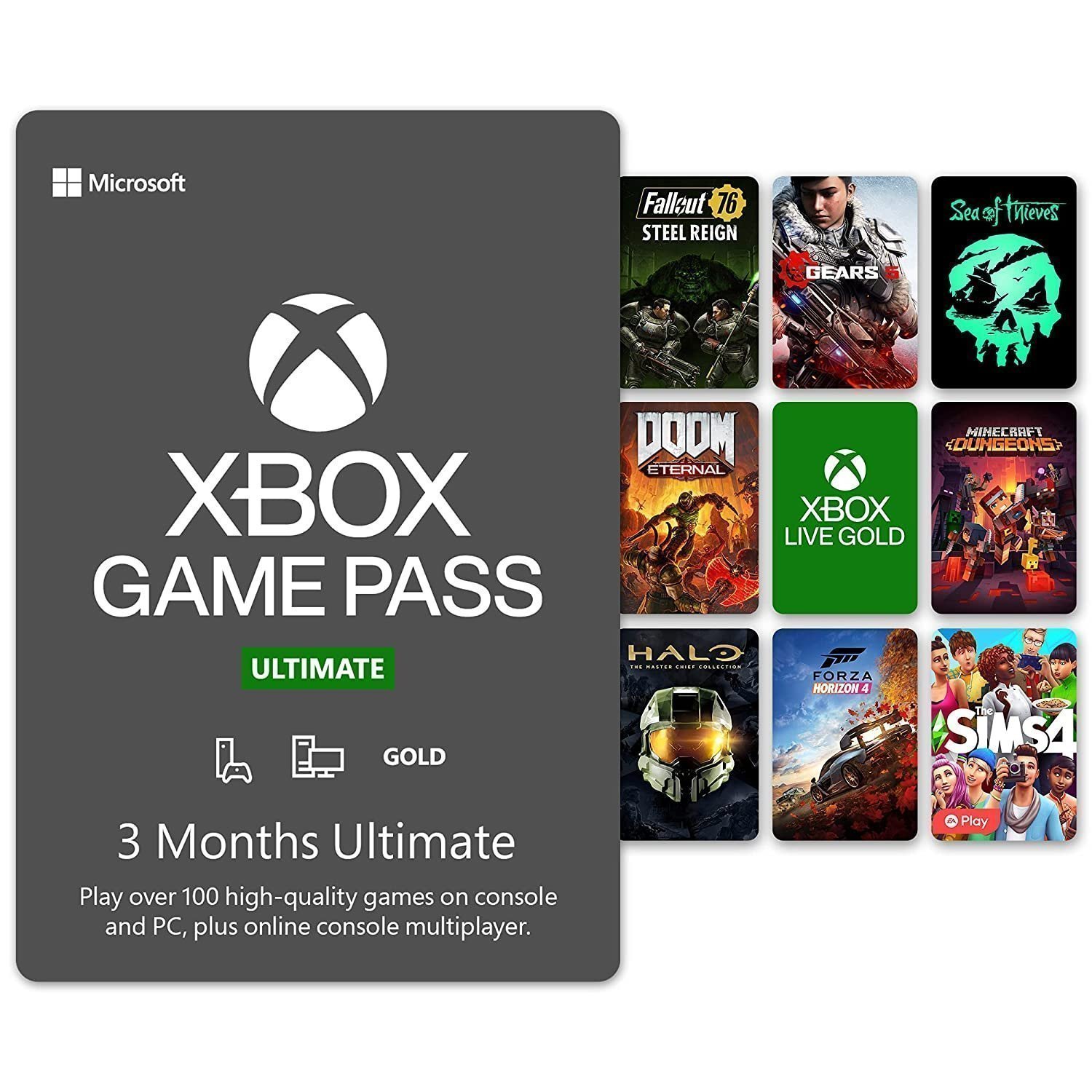 Xbox Game Pass Ultimate 3-Month Membership Digital Code