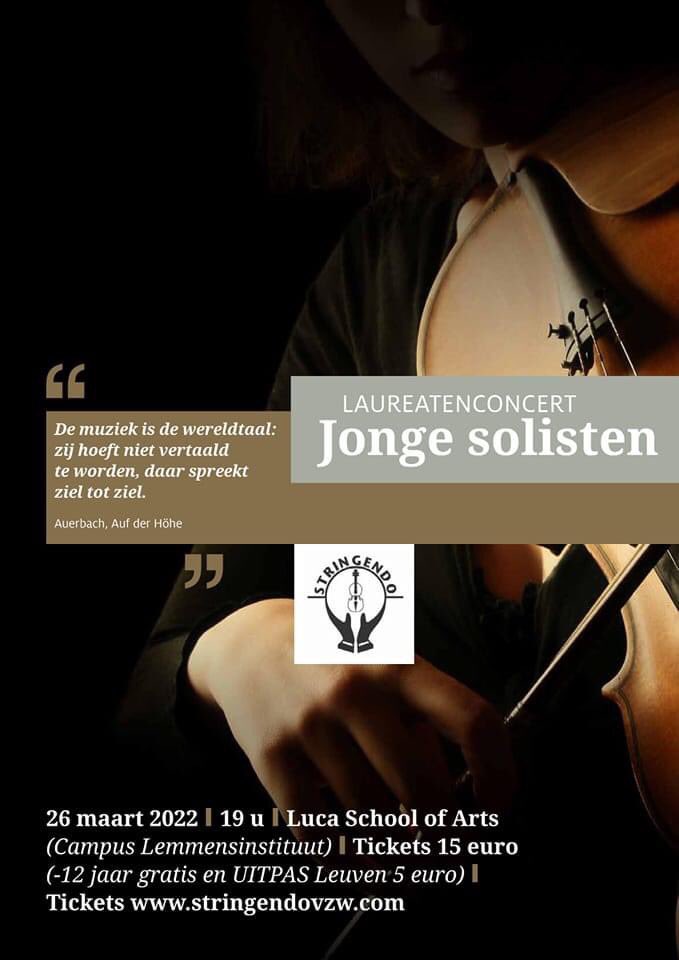 Cirmeau's tweet photo. Amis Belges et proches de la Belgique, en ces temps incertains, la découverte de jeunes musiciens en éclosion fait sens. Ainsi, l’orchestre #STRINGENDO présente le 26/03 à 19h un « CONCERT JEUNES SOLISTES » à HERENT (Brabant) pour la 1ère fois de leur vie avec orchestre https://t.co/v7cWUlcSaF