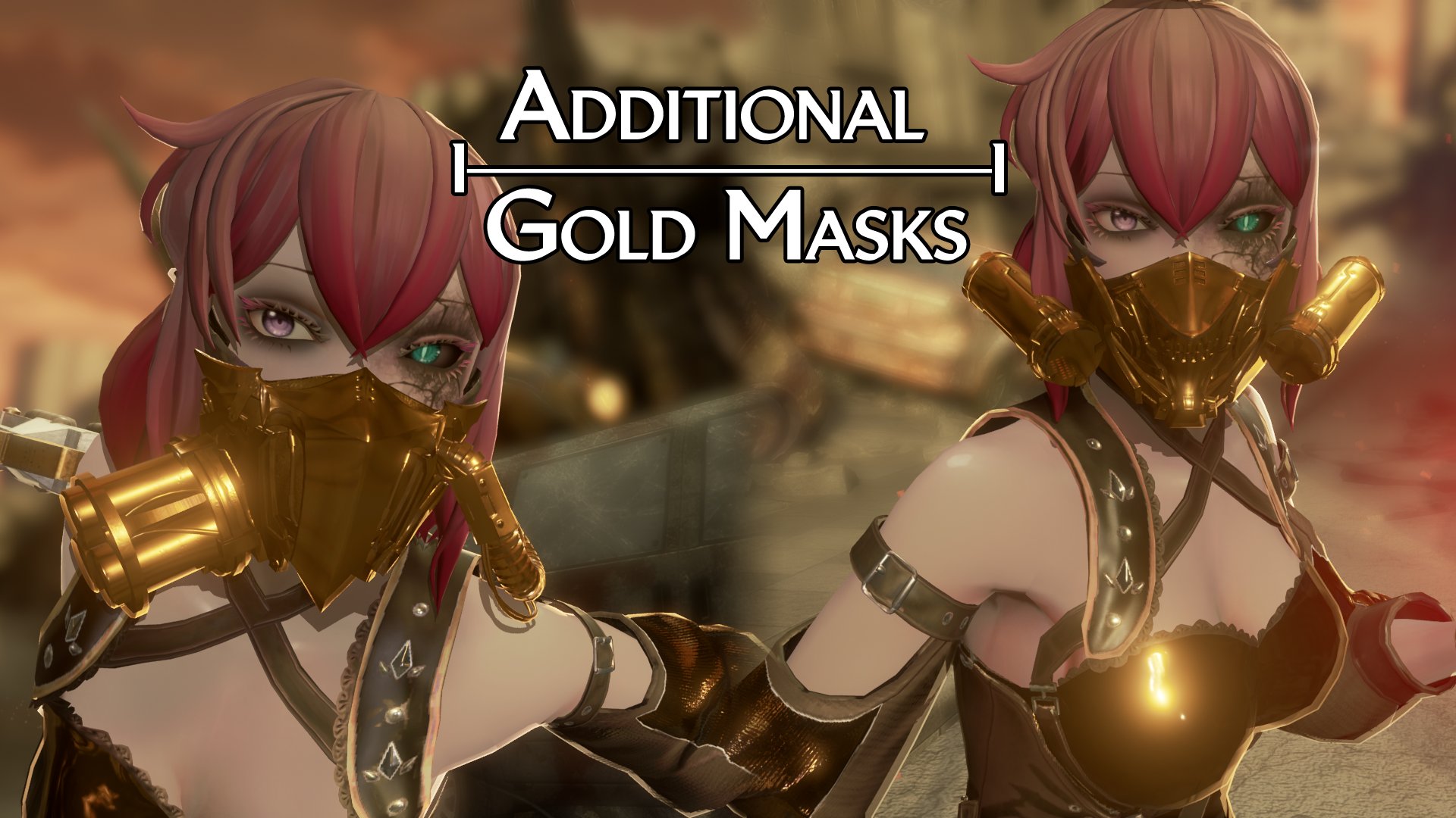 Moonling on X: Here's a new mod for #CodeVein that adds more gold masks in  all the other mask styles.    / X