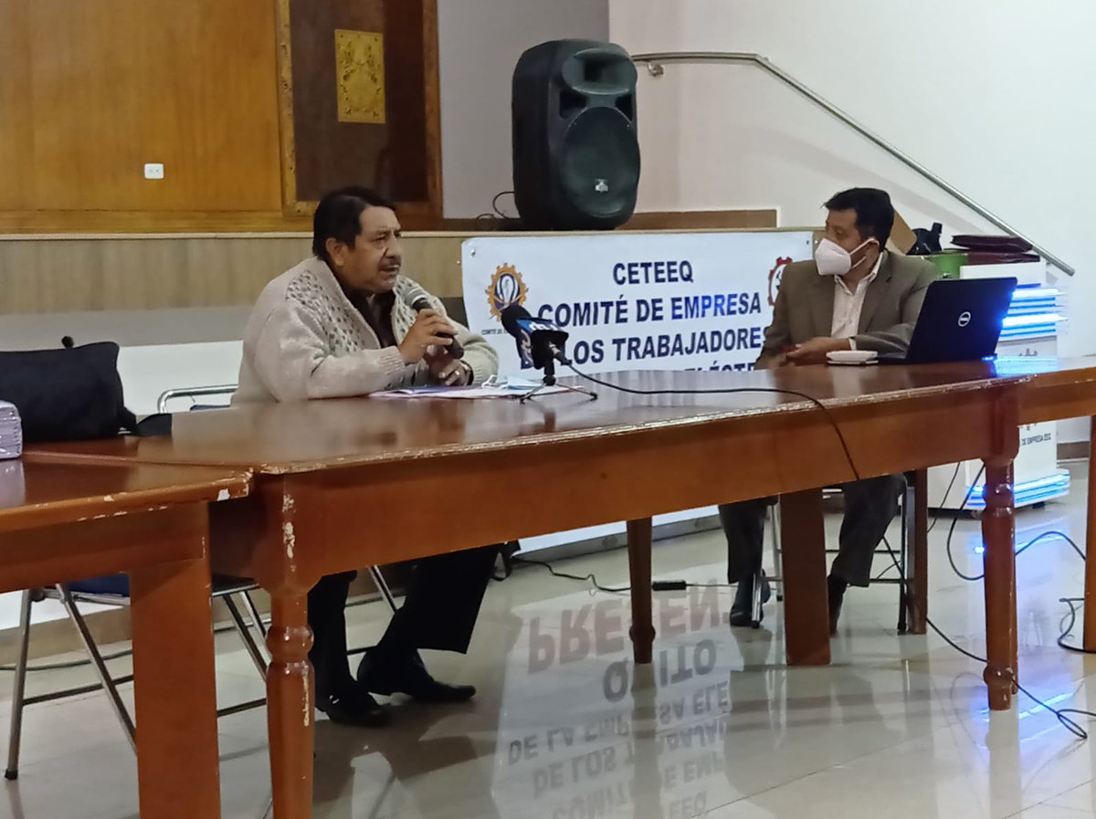 prensaceosl's tweet photo. En encuentro con medios, el #FUTEcuador y diversas organizaciones sociales presentan el análisis sobre la situación del @IESSec y sus propuestas para la sostenibilidad del seguro social.
#Ecuador #ElIESSqueQueremos https://t.co/Kr2OnPcgIS