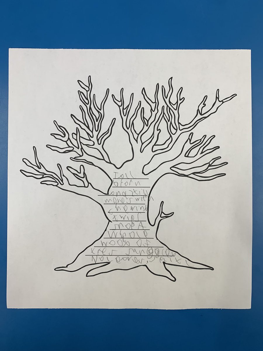 ALSsendteam's tweet photo. Tall, brown and still. 
Moves with the wind.
Twigs snap.
A whole wood of trees snuggled.
No leaves, skeletal. 

By R.

#talkforwriting
#poetry
#worktobeproudof
@mrs_harris2008 
@MrsBatchelor1 https://t.co/6MIiOByjR0