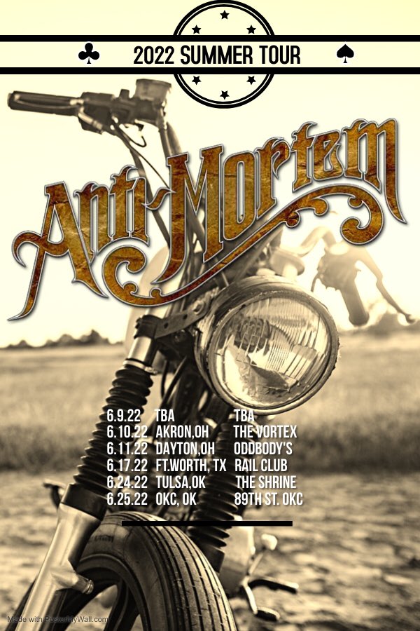 More dates to come!