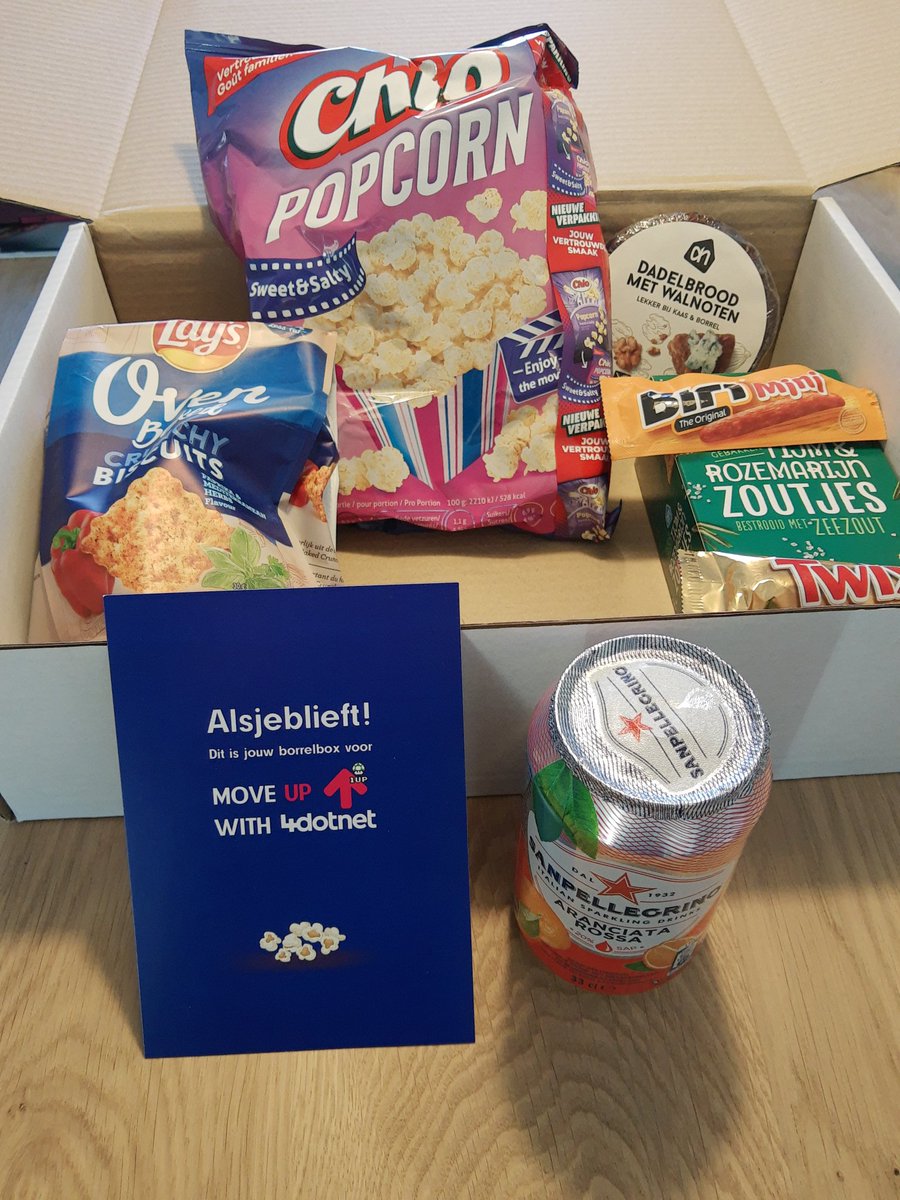Dankjewel <a href="/4Dotnet/">4Dotnet</a> voor deze fraaie borrelbox. Verheug me op #MoveUpWith4Dotnet event op 10 maart!