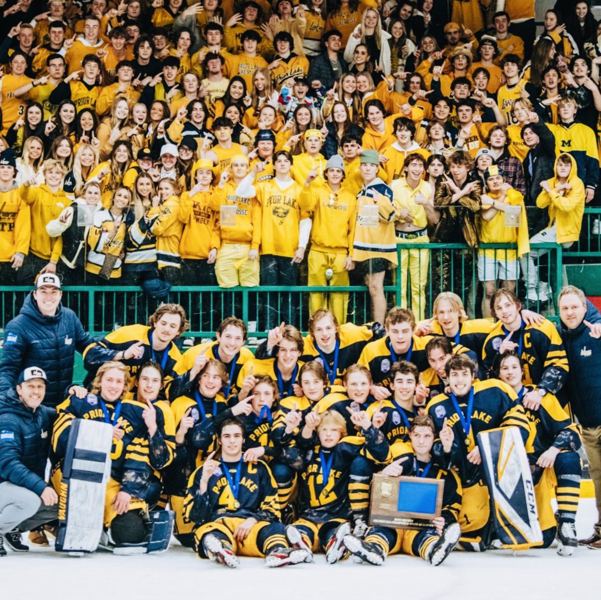 Congrats <a href="/samrice09/">Sam Rice</a> and <a href="/PLboyshockey/">PLHS Boys Hockey</a> on your 1st <a href="/MN_HS_HockeyHub/">MN High School Hockey</a> State Tourney! #LetsGo <a href="/ChippewaSteel/">Chippewa Steel Hockey</a> <a href="/NAHLHockey/">NAHL</a> <a href="/MNHockeyStar/">Dave Spehar</a> <a href="/MNHockeyLife/">MNHockeyLife</a> <a href="/mnhockanalysis/">Minnesota High School Hockey Round-Up</a> <a href="/mnhshockeytalk/">mnhshockeytalk</a> <a href="/PLLakersLive/">PLLakersLive</a> #allhockeyhairteam #mnstatetourney