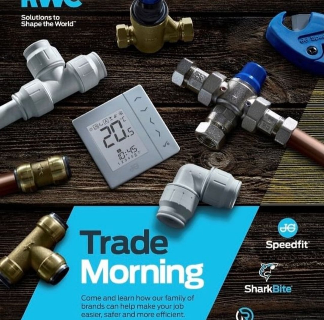 PlumbaseC's tweet photo. @AlexMillard20 will be with us tomorrow morning with breakfast, so why not stop by in the morning to see what products they have to offer. https://t.co/4GtHMatx2e