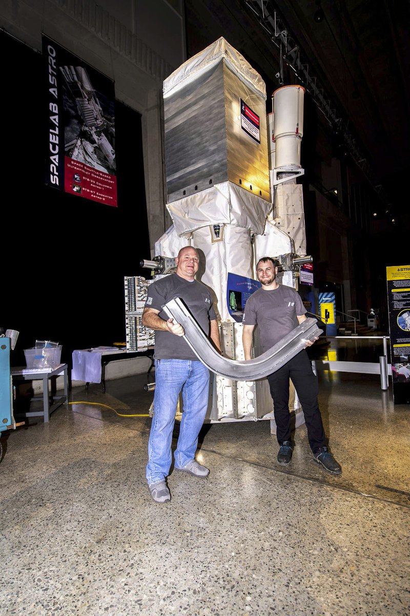 Our thanks to Jason Edwards, President of Edwards Design and Fabrication, and his team, who donated the WUPPE arch/brace to the Astro Restoration Project!  This was a difficult task and the Edwards Design and Fabrication Team did an excellent job!