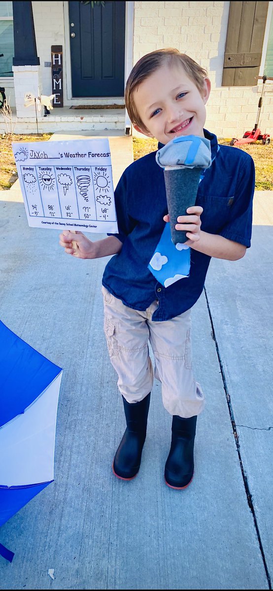JETaylor102's tweet photo. Of course my son wanted to be @KATVToddYak (meteorologist) for Career day at school!  This boy watches the weather every day! He keeps me up to date! 😂🌧🌪☀️ https://t.co/djRmUdV7ON
