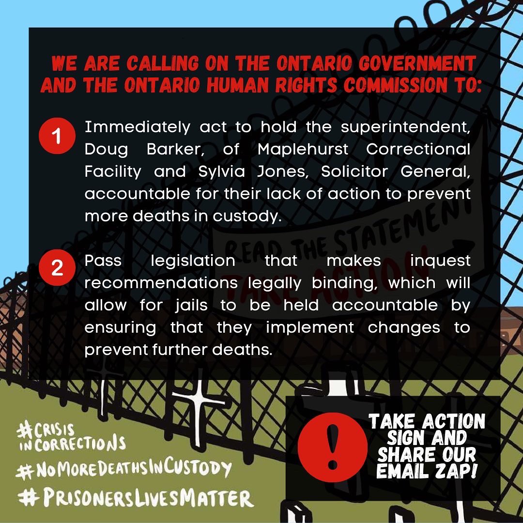 Toronto Prisoners' Rights Project tweet media