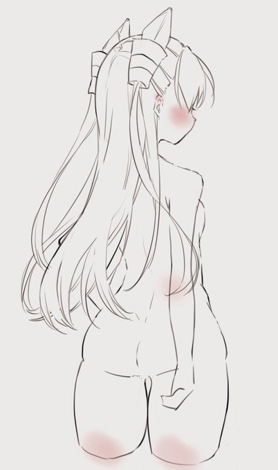 かいてるよ♡天津風 