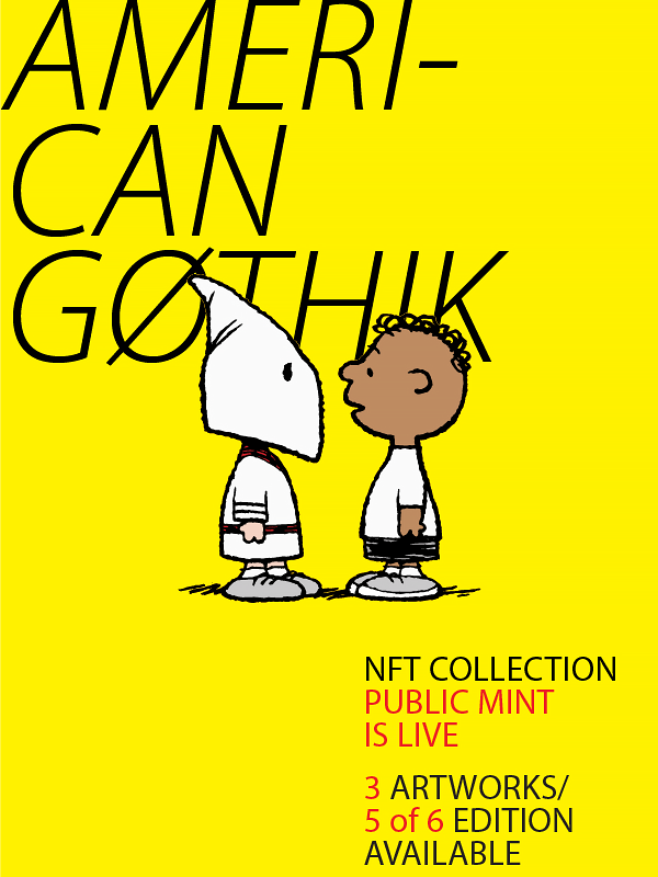 YoungP2Real's tweet photo. @KenjoriNft Hyped to announce my first #NFT art collection:
AMERICAN GOTHIK, created in 2004 released for the first time
PUBLIC MINT IS LIVE!
https://t.co/wSbWv39FzF

#NFTs #NFTCommunity #NFTdrop #NFTCollection #Polygon #PolygonNFT #AmericanGothik https://t.co/wpeXAFWiZ1