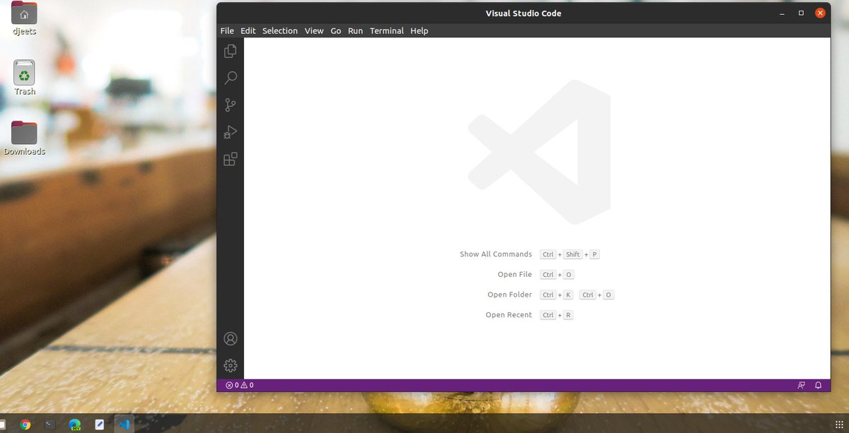 codewithdj's tweet image. Going to start #coding #python on #visualstudiocode in #linux
simple command to install VS Code too!
sudo snap install code --classic
#100DaysOfCode 
#developer 
#codingjourney
#Ubuntu