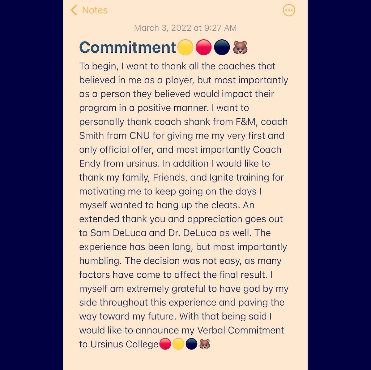 Committed. Thank you to all the coaches that reached out!!