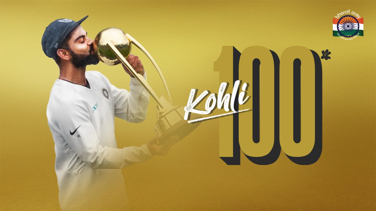 SHRIDHARGC105's tweet photo. Congratulations KING KOHLI on Your 100th Test 👏👏❤💯💯 @imVkohli #vk100 #100thTestForKingKohli https://t.co/qExF181tL9
