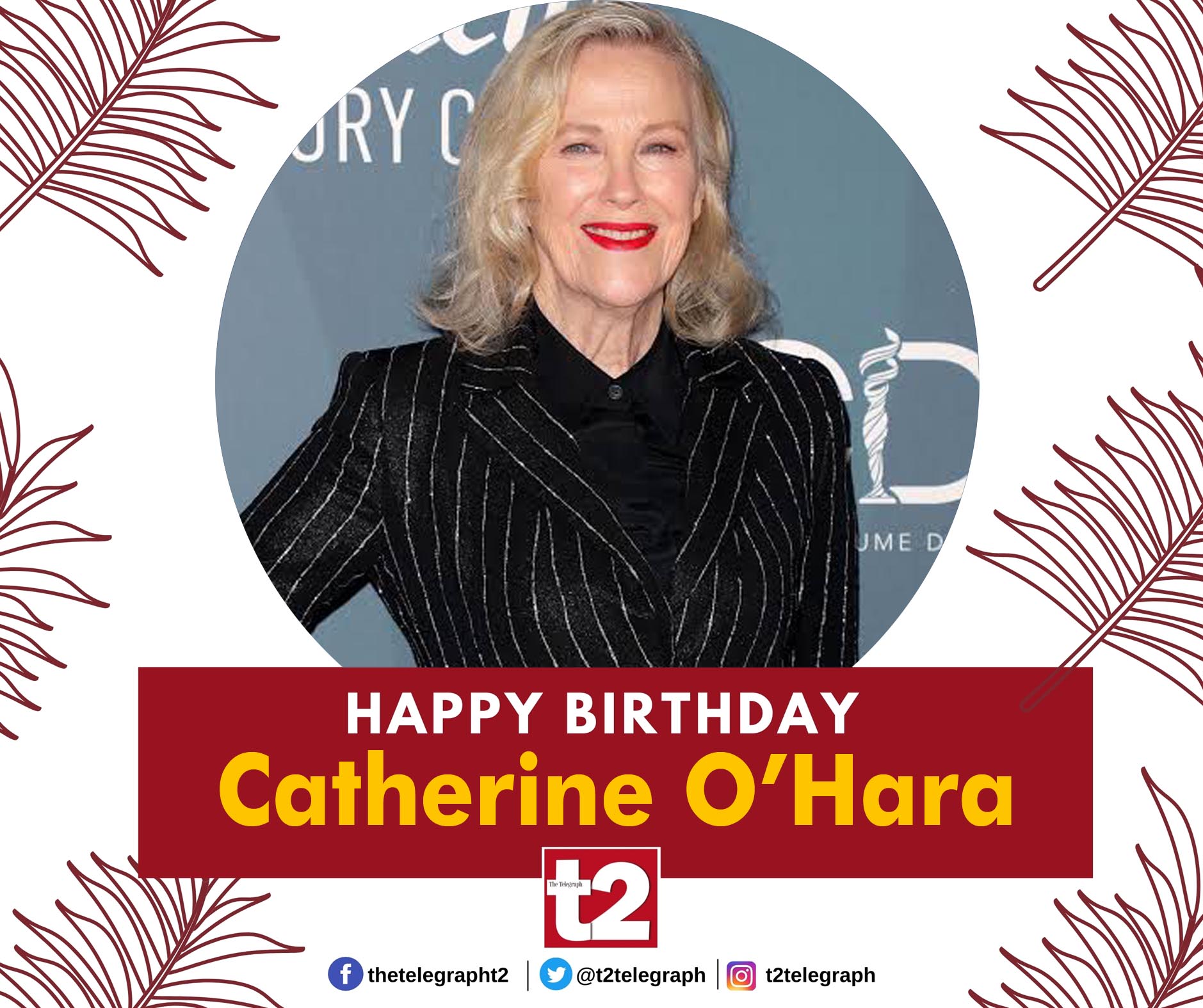 Would Schitt\s Creek be the show it is without Moira Rose? No way! Happy birthday Catherine O\ Hara 