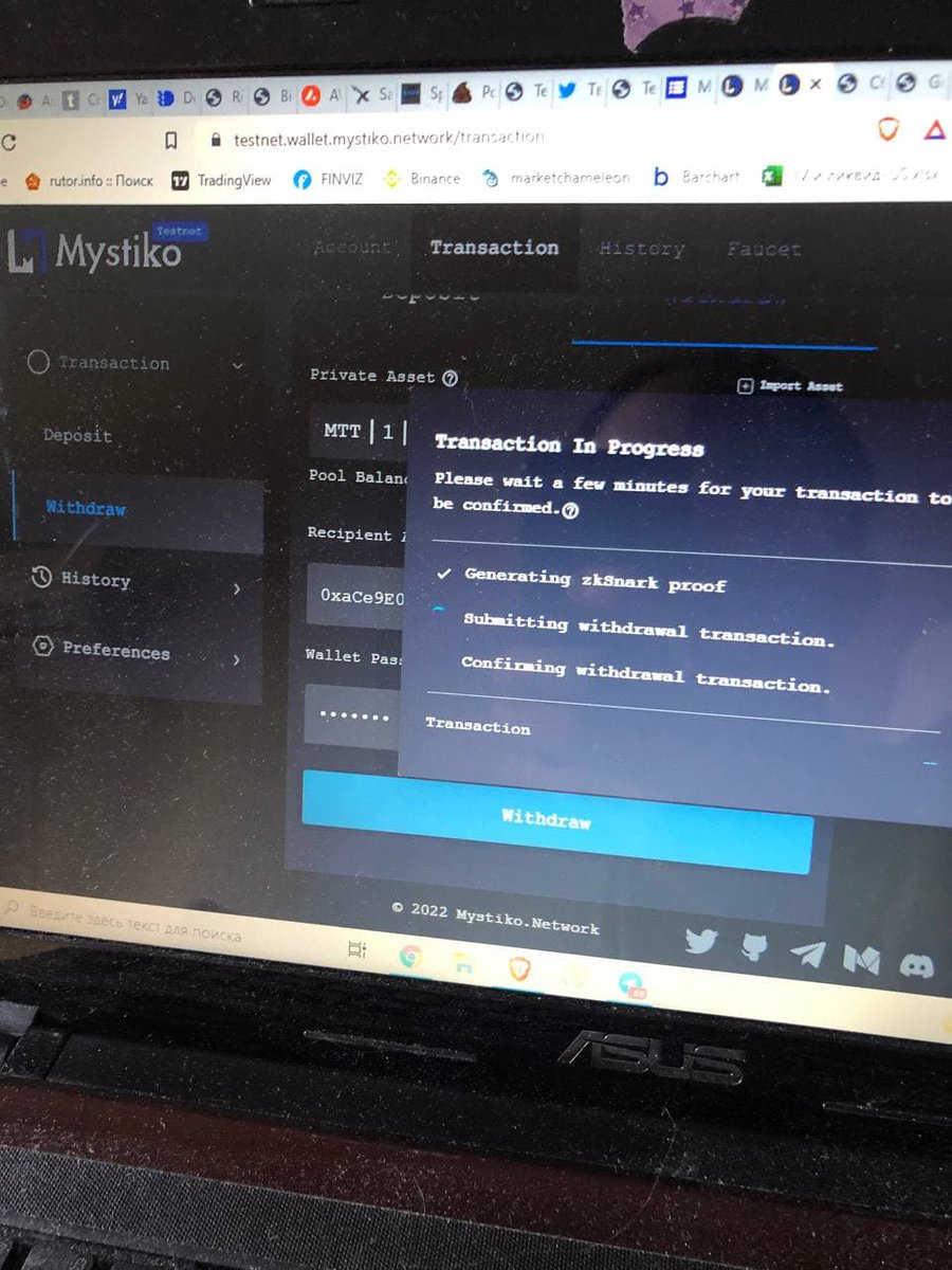 mr_mishgan's tweet photo. @CalendarDefi Hi, I'm passing the testnet.
I can't withdraw of tockenns: on the network bsc - error, on the network Eth- operation is frozen(for 2days now) https://t.co/0mqPRez6SS