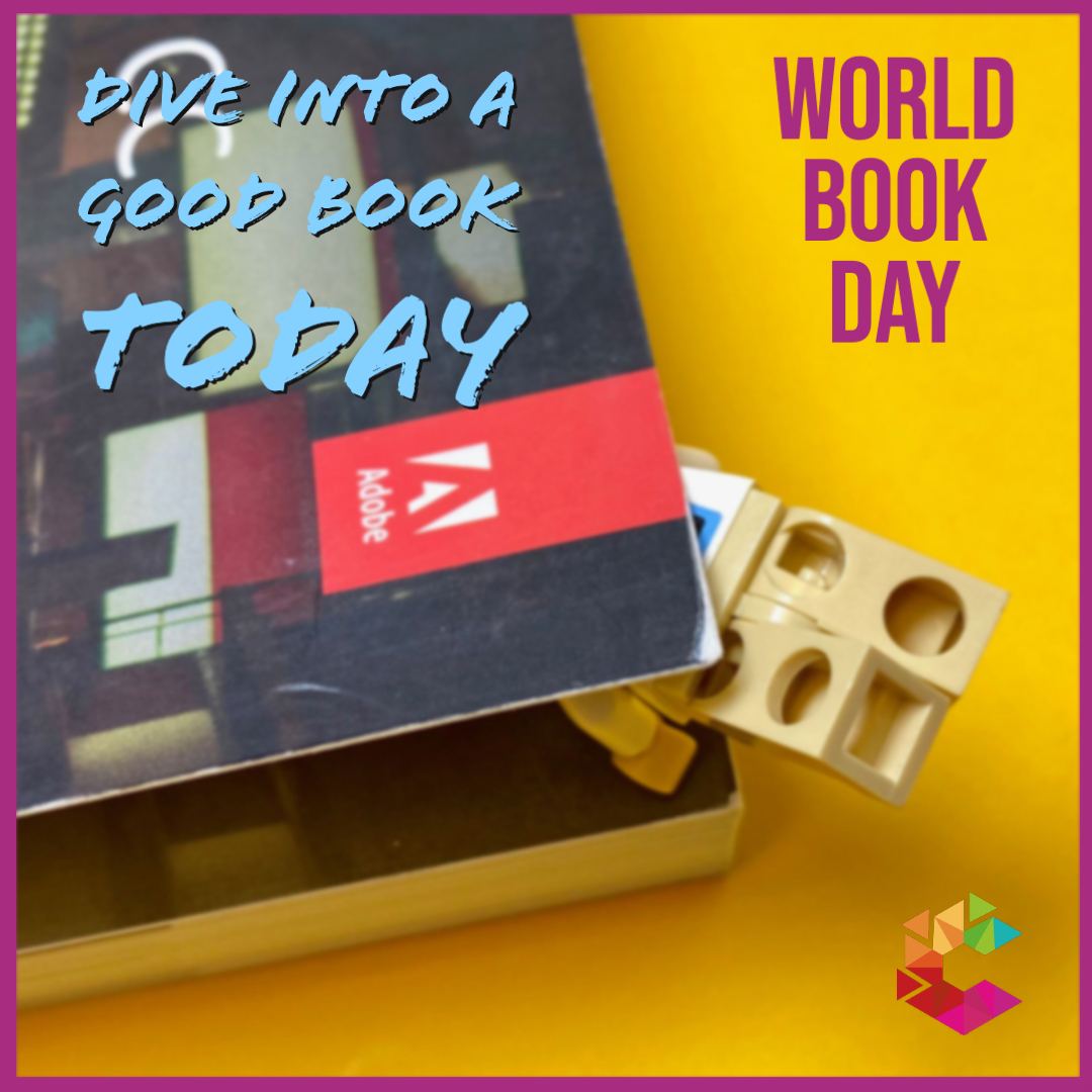 TheCGEducation's tweet photo. On #worldbookday where better to lose yourself than in a book! Think maybe #legofee has taken it a bit literally #diveintoabook #collectiveeducation #wbd2022 https://t.co/20VO1ek7nf