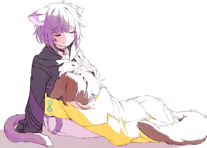 #おかころ #絵かゆ #できたてころね ころさんおかゆんにいっぱい甘えてもろて😌🙏🙏🙏 