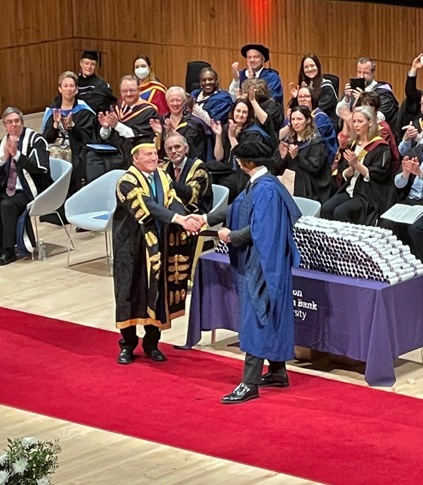 riofoundation's tweet photo. Our Founder @rioferdy5 was today honoured with an honorary doctorate from @LSBU for his social campaigning work and advocacy in South London and beyond. Congratulations Rio and thanks to everyone at London South Bank University 👏👏👏 https://t.co/OMqLFy6Edt