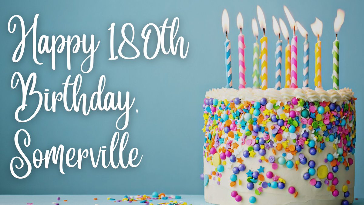 Somerville turns 180 today! On March 3, 1842, Somerville officially became its own city after breaking away from Charlestown.