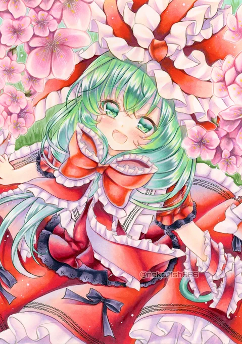ギリギリ間に合えた!
#東方project
#鍵山雛 
#東方雛祭り 