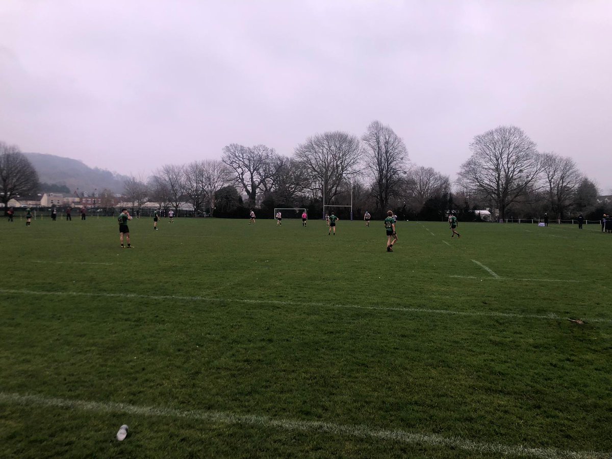 Matt Teague out watching Sevens at Wycliffe College.
