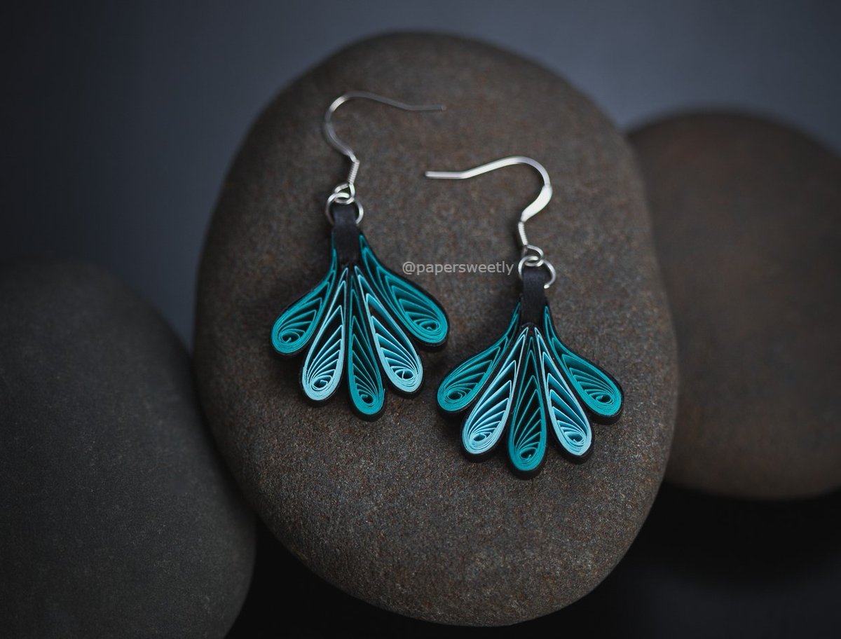 You can't go back and change the beginning, but you can start where you are and change the ending - C. S . Lewis
.
.
.
#papersweetly #teal #aqua #turquoise #black #colors #loveart #life #colorful #paperjewelry #quilling #quillingjewelry #paperearrings #paperdangles#love