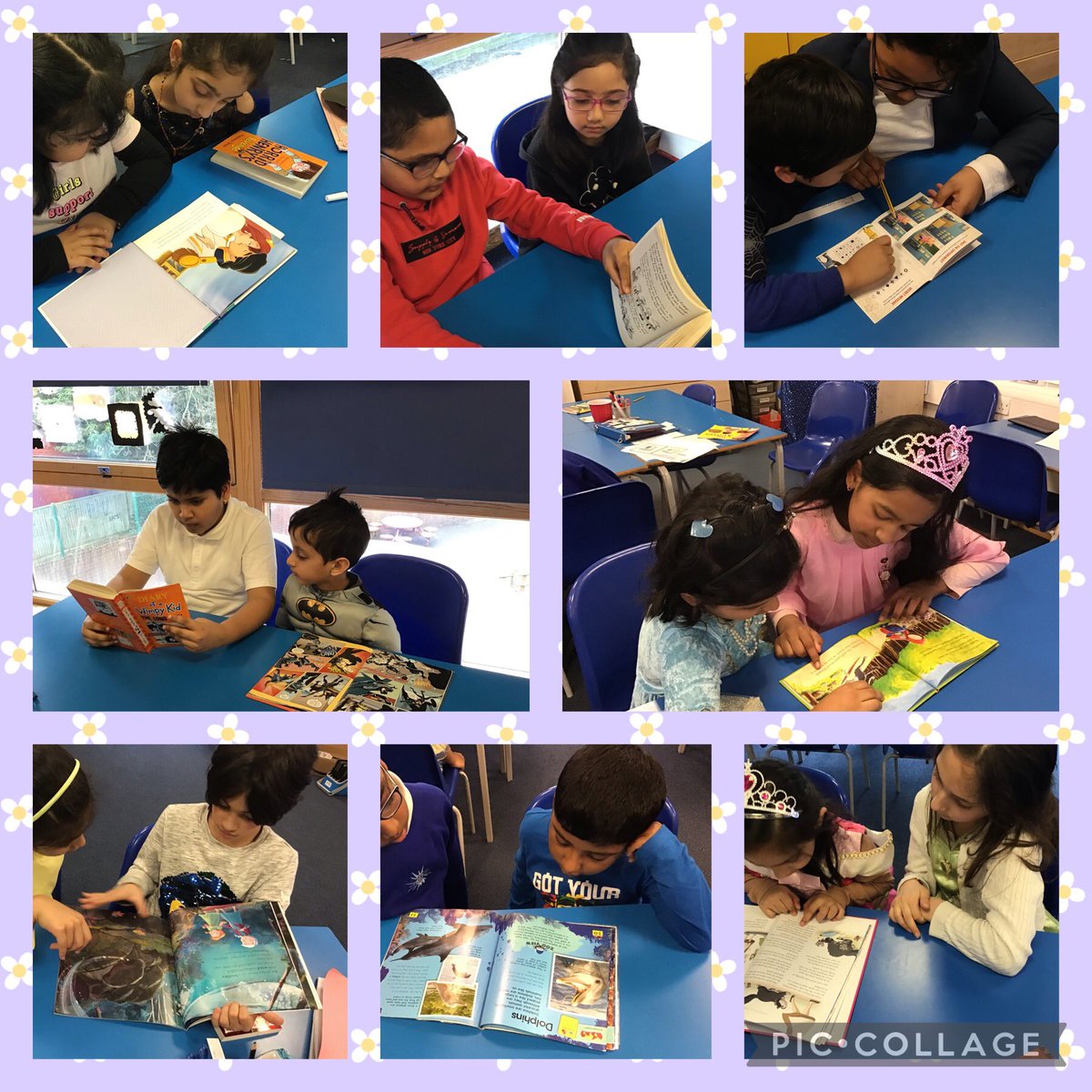 miss_parmenter's tweet photo. We loved the #WorldBookDay activity! We class swapped with 1HN @MsNoorWW and the children read their favourite books to each other 📚❤️ #WorldBookDay https://t.co/lbx1IwnOyy