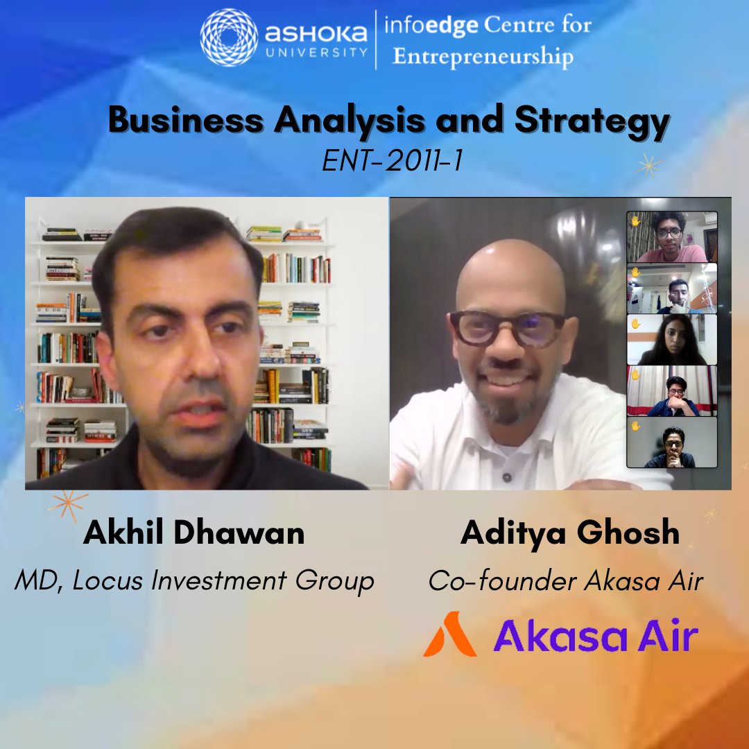 InfoEdge Centre for Entrepreneurship @ Ashoka Univ tweet media