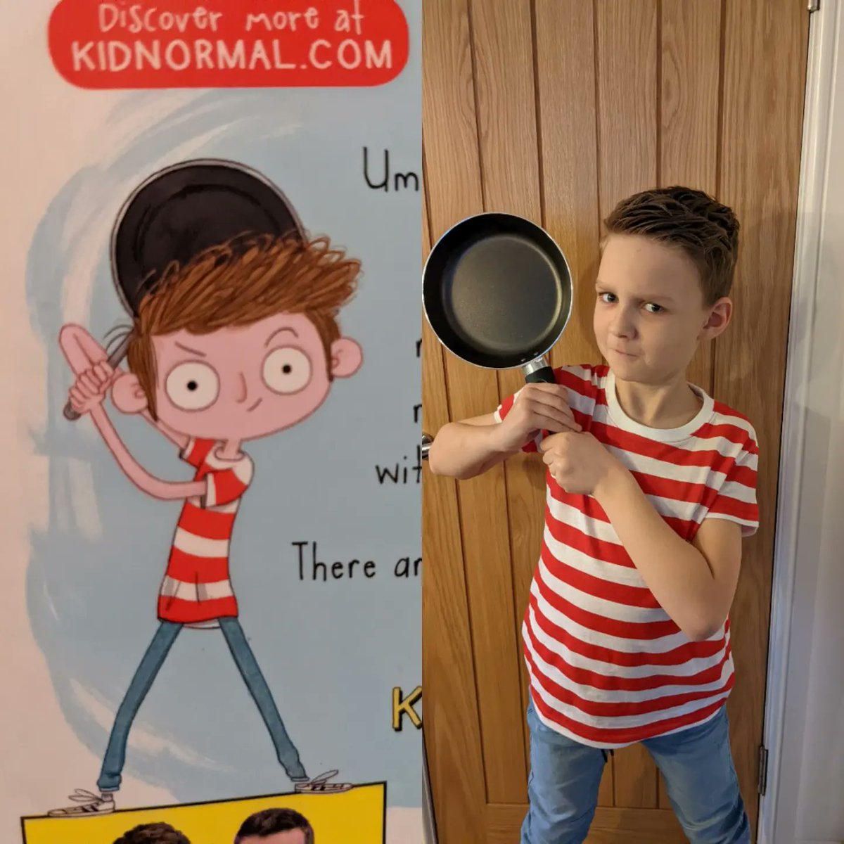 zeldabags's tweet photo. Jackson dressed up a character from his favourite book series Kid Normal @gregjames @itschrissmith
#kidnormal #WorldBookDay #WorldBookDay22 https://t.co/YaIyVAXI6O