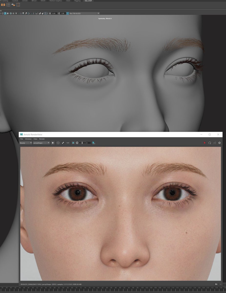 round_tail's tweet photo. work in progress.
テクスチャ描き途中。
形状調整しつつ
しっくりこないところを迷走したりとか。
#arnoldgpu
＃3DCG https://t.co/vtlnCFcpnI