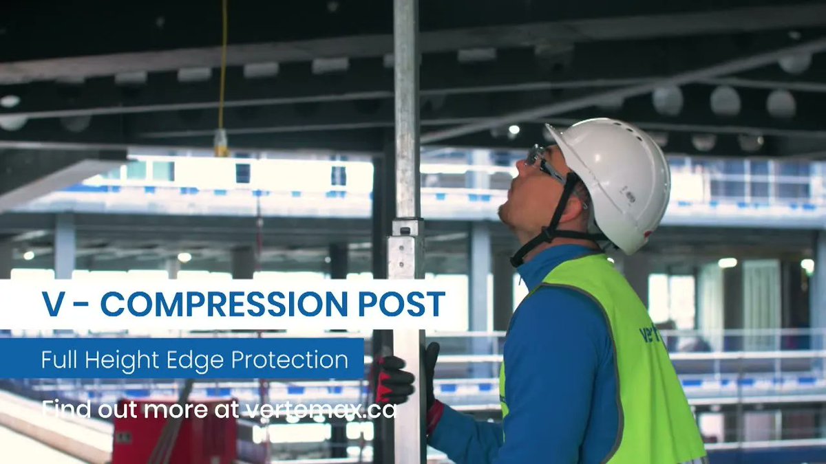 Vertemax_Inc's tweet image. V - Compression Post is a freestanding versatile post which mechanically fits from floor to slab. The post is strong, toolless, fast and easy to work with.
Further information at – buff.ly/3pouDlh #vertemax #edgeprotection #barriersystem #construction #workzonesafety