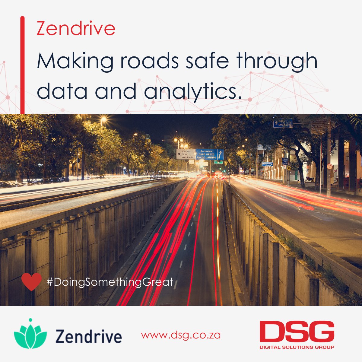 DSGLimited's tweet photo. Zendrive and their Mobility Risk Intelligence Platform, together with DSG, embrace a new personalised motor insurance era.
 
Join us as we unpack what personalised insurance looks like today.

Click here: https://t.co/mCgxX9LVZC 
❤️ #DoingSomethingGreat #AutoInsurance https://t.co/CywVNDhicg