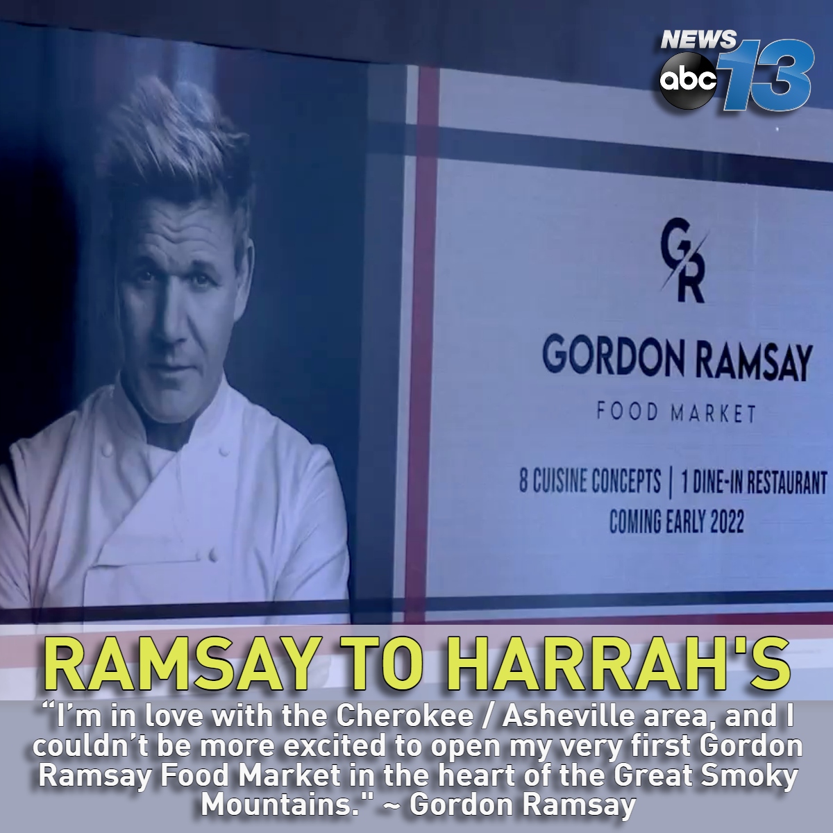 A Gordon Ramsay Food Market is expected to join the food court at Harrah’s Cherokee Casino this spring! 
Full story: https://t.co/F2gv2SA14f https://t.co/9K0RLKLDX0