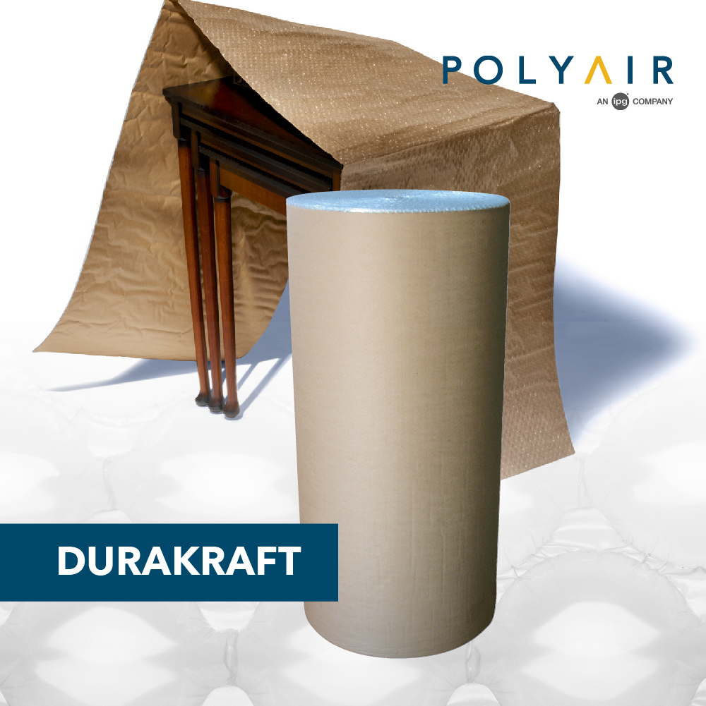 PolyairPro's tweet image. Durakraft provides superior protection, excellent air retention, and contains a tacky film surface that prevents products from moving or sliding when packed!

Learn more: polyair.com

#packaging #innovation #shipping