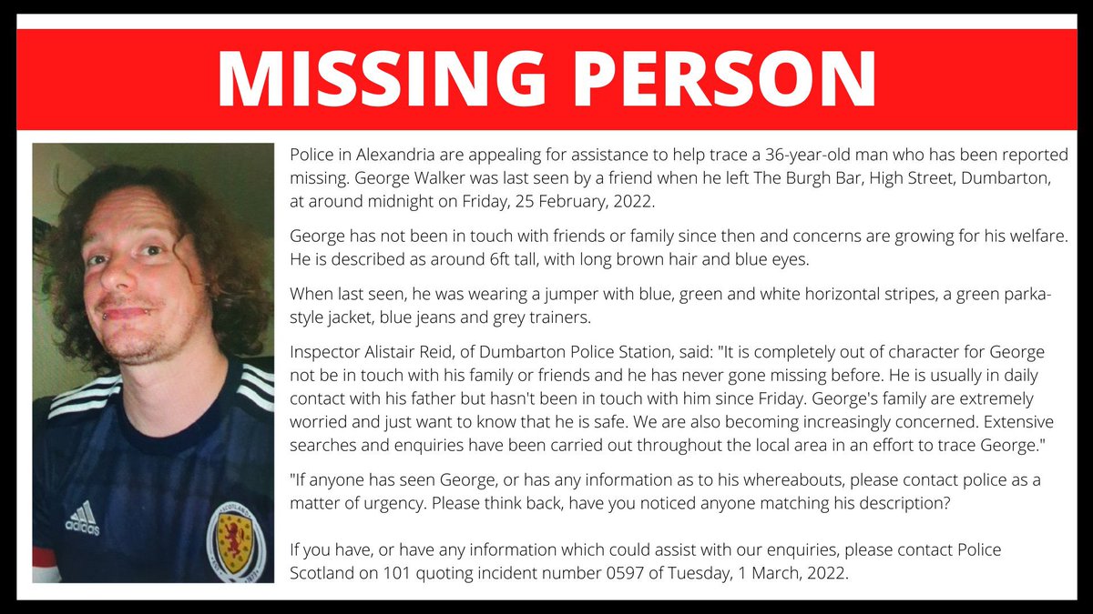 ACSOMPOD's tweet photo. George Walker has been missing since Friday and his friends &amp; family are naturally extremely worried about him.

Can as many of you as possible please RT so we can get George home safely? https://t.co/iQ9idljZ3Y
